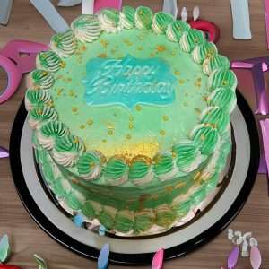 Theme Color Birthday Cake