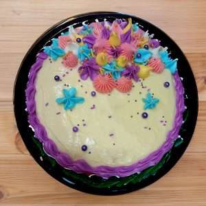 Purple Birthday Cake